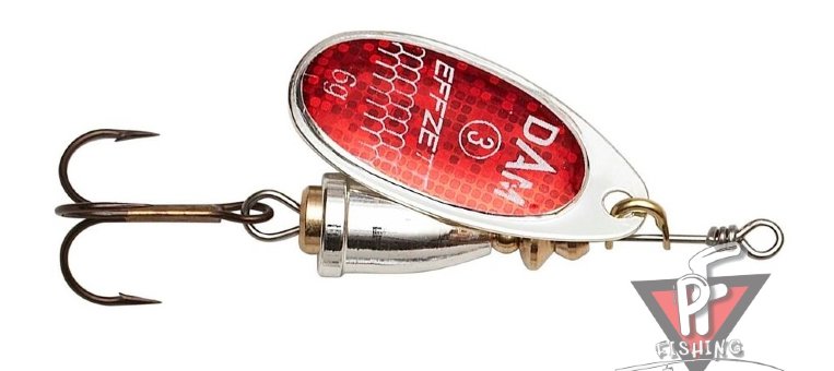Блесна вращающаяся DAM Effzett Executor 8гр №4 - Reflex Red