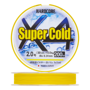 Шнур плетеный Duel Hardcore Super Cold X4 #2,0 0,24мм 200м (hi-vis yellow)