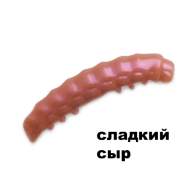 Силиконовая приманка Crazy Fish MF H-Worm 1.65" 64-42-52-9 сладкий сыр цв. somatic (телесный)
