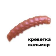 Силиконовая приманка Crazy Fish MF H-Worm 1.65" 64-42-52-7 креветка+кальмар цв. somatic (телесный)