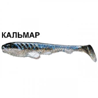 Силиконовая приманка Crazy Fish Tough 5" 28-125-17d-6 кальмар цв. black fish (черная рыба)