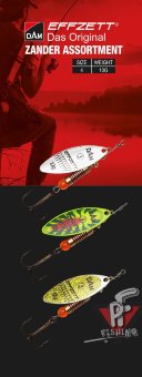 Набор блесен DAM Effzett Zander Assortment (Судак)