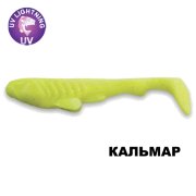 Силиконовая приманка Crazy Fish Tough 2" 71-50-6-6 кальмар цв. chartreuse (шартрез)