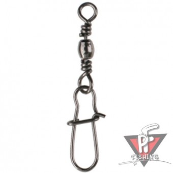 Застежка с вертлюжком Mikado Fastlock № 6, тест 18 кг. (10 шт.)