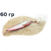 Блесна GT-BIO Racing Boat 60гр, серебросинийкрасный  GT-32T