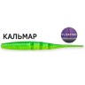 Силиконовая приманка Crazy Fish Polaris 4" 38-100-7d-6-F кальмар цв. lime-chart (лайм-шартрес)