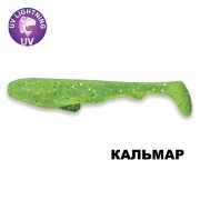 Силиконовая приманка Crazy Fish Tough 2" 71-50-20-6 кальмар цв. kiwi (киви)