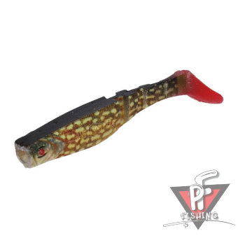 Виброхвост Mikado FISHUNTER 10.5 см / 3D-PIKE уп.=4 шт.