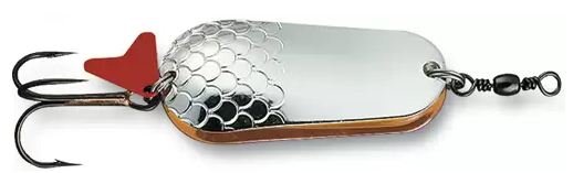 Блесна колеблющаяся DAM Effzett Twin 16гр - Silver/Copper 