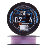 Шнур плетеный YGK X-Braid Upgrade PE X4 #0,2 0,074мм 150м (pink/white)