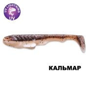 Силиконовая приманка Crazy Fish Tough 2" 71-50-22d-6 кальмар цв. milk coffee by MF (молочное кофе)