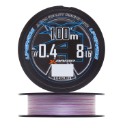 Шнур плетеный YGK X-Braid Upgrade PE X4 #0,4 0,104мм 100м (pink/white)