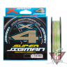Плетеный шнур YGK X-Braid Super Jigman X4, #0.8, 200 м, многоцветный
