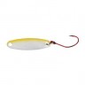 Блесна GT-BIO Mini spoon 3.0см 3.5гр., white+yellow