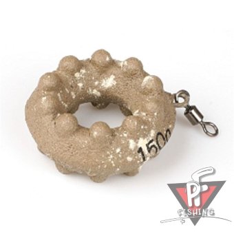 Грузило карповое Mikado с вертлюжком. для лодки (песочный) 01S 90 г.