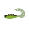 Твистер Dragon Hitman 2"/5cm 20 шт. CHARTREUSE/BLACK silver glitter
