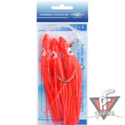 Морская оснастка Mikado OCTOPUS RIG 12 см, крючок № 7/0 (3шт.) RED