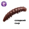 Силиконовая приманка Crazy Fish MF H-Worm 1.65" 64-42-100-9-EF сладкий сыр цв. 100
