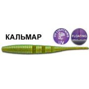 Силиконовая приманка Crazy Fish Polaris 4" 38-100-14-6-F кальмар цв. UV Motor Oil (УФ моторное масло)