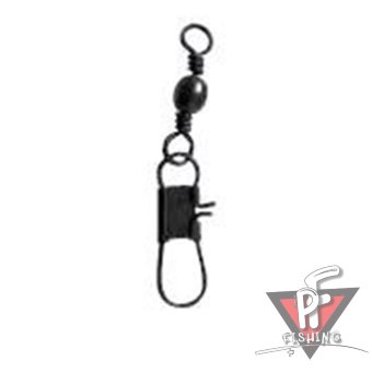 Вертлюг бочонок c застежкой Inter-Lock #16, цвет BC, уп.200 шт.пласт.коробочка