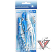 Морская оснастка Mikado OCTOPUS RIG 12 см, крючок № 7/0 (3шт.) BLUE/WHITE