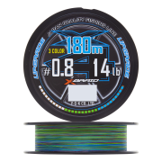 Шнур плетеный YGK X-Braid Upgrade PE X4 #0,8 0,148мм 180м (3color)