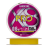 Шнур плетеный Duel Hardcore PE X8 Pro #0,6 0,13мм 150м (yellow)