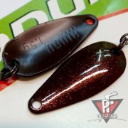 Колеблющаяся блесна Yarie №704 Ringo Midi, 1.5 гр, R57