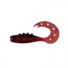 Твистер Dragon Hitman 2"/5cm 20 шт. RED/BLACK black+red glitter