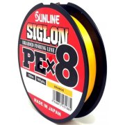 Плетёный шнур Sunline Siglon PEx8 Orange 150m #0.4/6LB