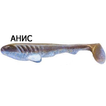 Силиконовая приманка Crazy Fish Tough 5.9" 60-150-3d-1 анис цв. swamp pearl (болотная жемчужина)