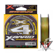 Плетеный шнур YGK X-Braid Ohdragon F1 х4, #0.6, 150 м, тонущий, многоцветный