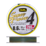 Шнур плетеный Duel PE Super X-Wire 4 #0,6 0,13мм 200м (5color-yellow marking)