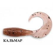 Силиконовая приманка Crazy Fish Angry Spin 1" 20-25-8-6 кальмар цв.цв. coffee (кофе)