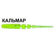 Силиконовая приманка Crazy Fish Polaris 3" 24-6.8-54-6 кальмар цв. green acid (зеленая кислота)