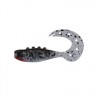 Твистер Dragon Hitman 2"/5cm 20 шт. CLEAR/BLACK black glitter white/red