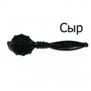 Мягкая приманка Boroda Baits Raptor Junior цв. Чёрный, аттр. Сыр, 10 шт./уп.