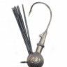  Головка джиг, "Шар-незацепляйка ,шейка-шип-кольцо"  11гр,кр, EAGLE CLAW L2798 4/0