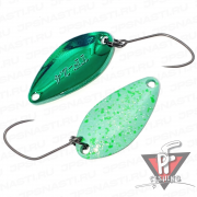 Колеблющаяся блесна Yarie №708 T-Fresh, 2 гр, BJ-33 Teppan green