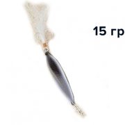 Блесна GT-BIO Racing Boat Evolutional Version 15g, черный+люминисцентный-зеленый