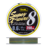 Шнур плетеный Duel PE Super X-Wire 8 #0,6 0,13мм 200м (5color-yellow marking)