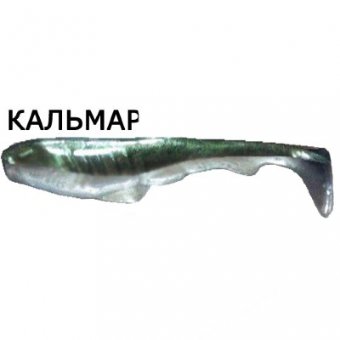 Силиконовая приманка Crazy Fish Tough 4" 48-100-14d-6 кальмар цв. olive shimmer (оливковое мерцание)