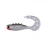 Твистер Dragon Hitman 3"/7,5cm 15 шт. PEARL/BLACK silver glitter red