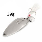 Блесна GT-BIO Single Curve II 30гр, серебро, тройник ST-41