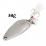 Блесна GT-BIO Single Curve II 30гр, серебро, тройник ST-41