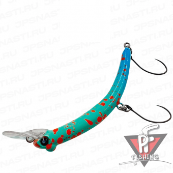 Воблер Mukai Backstroke 55S, 3.5 г, #RU08 Glow (Jpsnasti Oricolor)