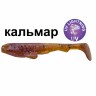 Силиконовая приманка Crazy Fish Tough 2,8" 59-70-32-6 кальмар цв. dark beer (темное пиво)