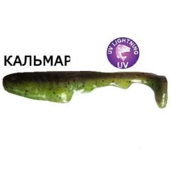 Силиконовая приманка Crazy Fish Tough 4" 48-100-4d-6 кальмар цв. chart swamp (шартрес болото)