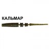 Силиконовая приманка Crazy Fish Polaris 3" 24-68-42-6 кальмар цв. green pumpkin bl. (зеленая тыква син.)