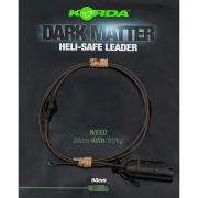 KORDA Монтаж готовый Dark Matter Leader Heli Safe 0.5м Weed 40lb